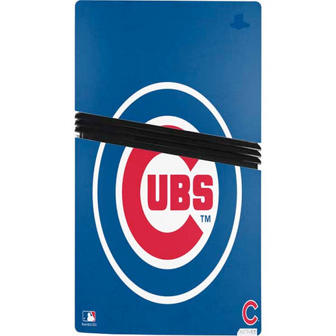 MLB Chicago Cubs - Solid Distressed PS5 Pro Console Skin